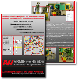 Firmenprospekt Armin vom Heede als PDF-Download